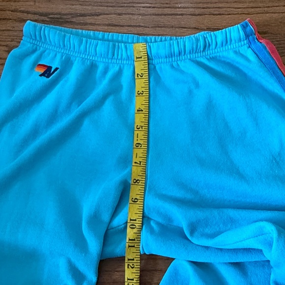 Aviator Nation Vibrant Blue Five Stripes Sweatpants - Picture 12 of 14